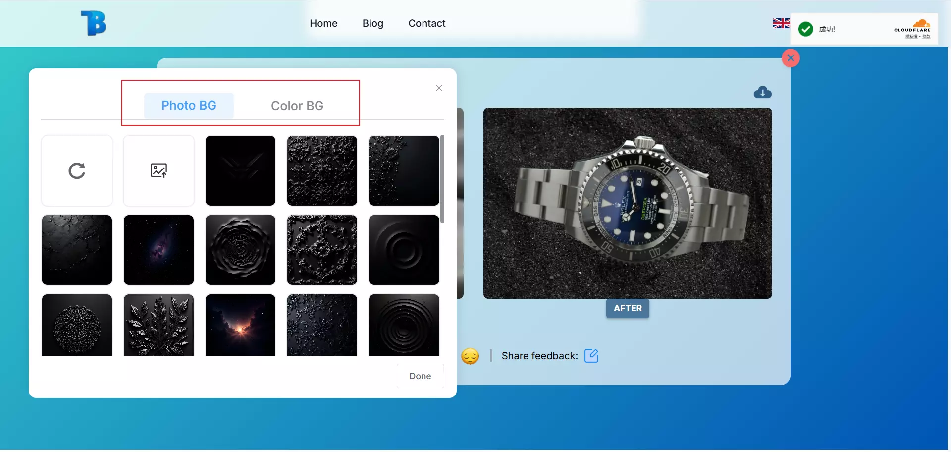 customize black background