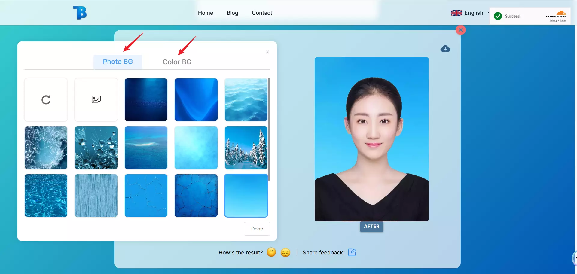 Blue Background Library