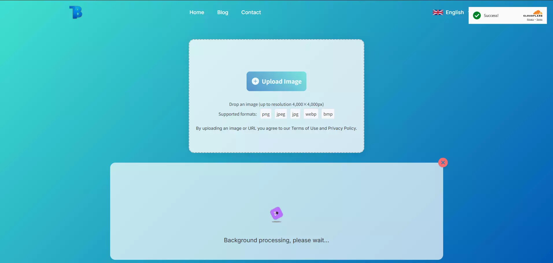 Grey Background Under Processing
